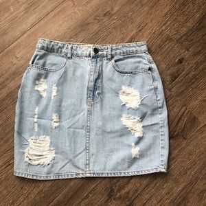 Double Agent California Jean Skirt